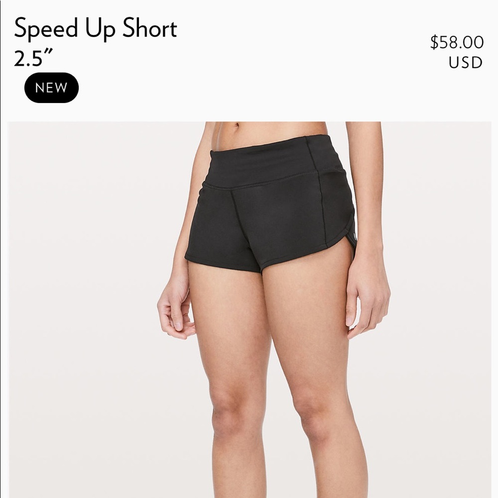 Lululemon Speed Up Short